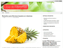 Tablet Screenshot of libredefibromas.net